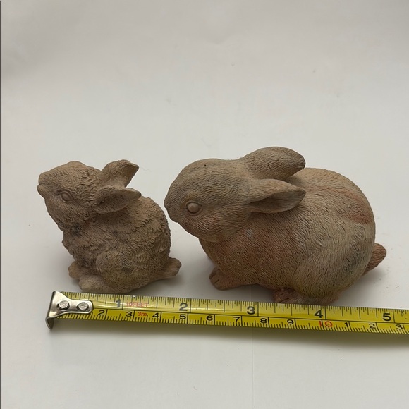 Brown Rabbit Clay Figurine Set - Picture 13 of 15